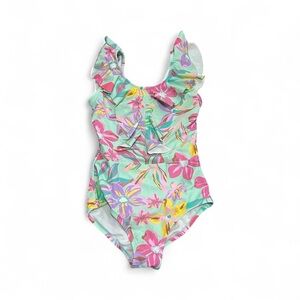 Kanu Surf Kids One Piece - Pink, Yellow, Green Floral